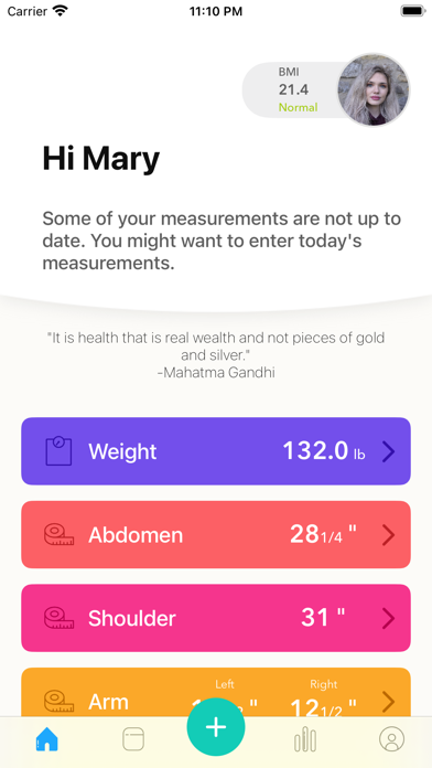 Weight & Body Tracker screenshot 2