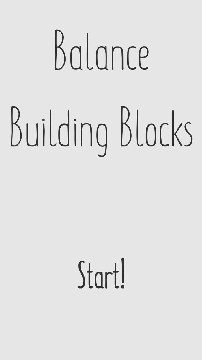 Balance Building Blocks