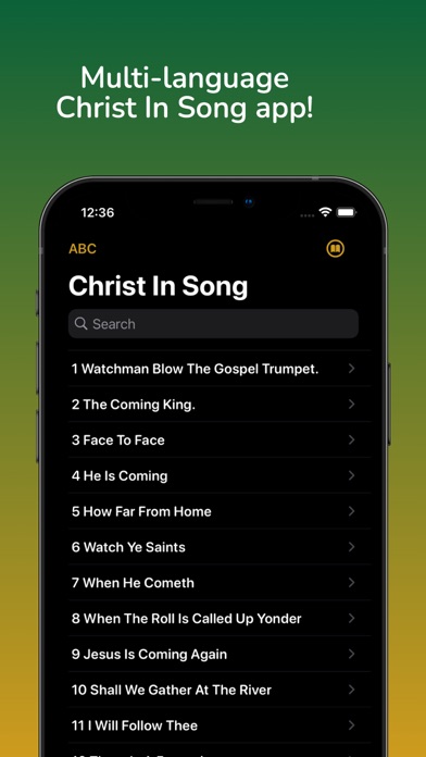 How to cancel & delete Christ In Song - Multi-Language from iphone & ipad 1