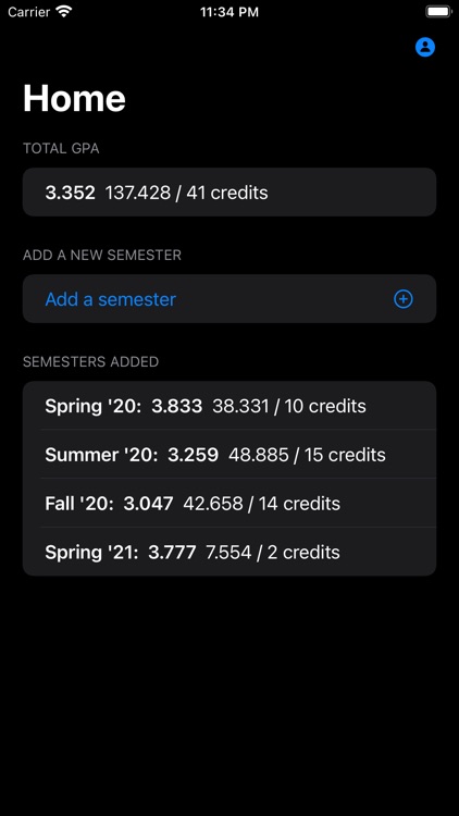 Fast GPA Calculator
