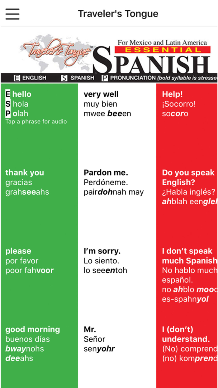 Essential Spanish for Mexico