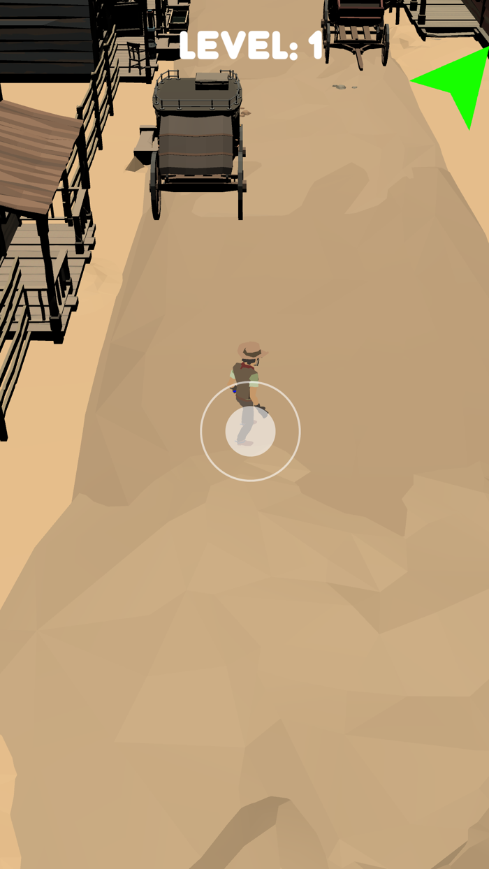 cowboy in the western area