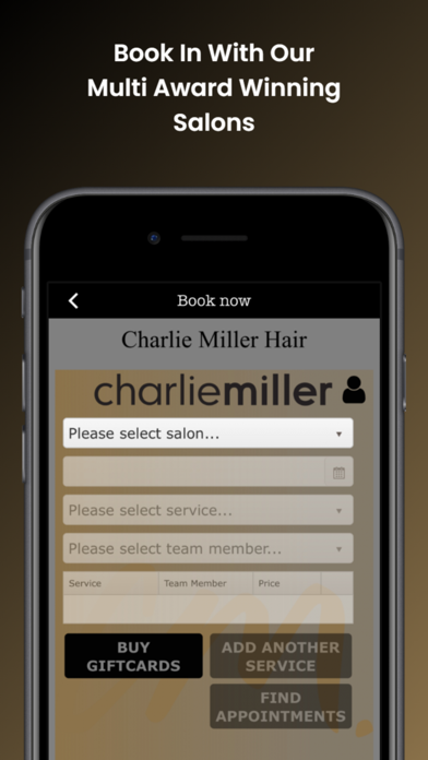 Charlie Miller Hairdressing screenshot 4