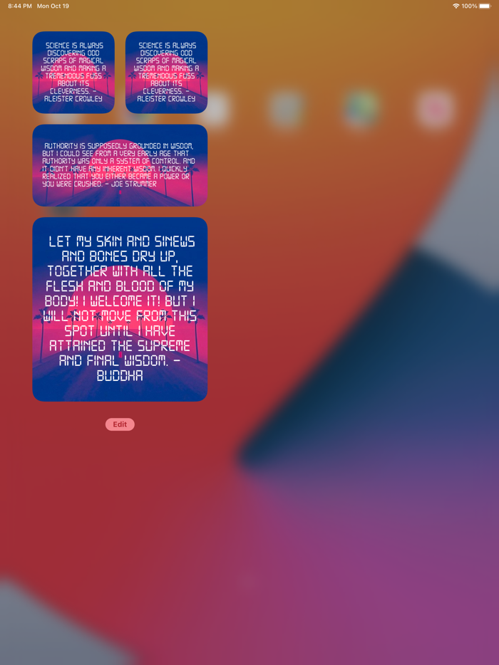 Motivation Widget Daily Quote