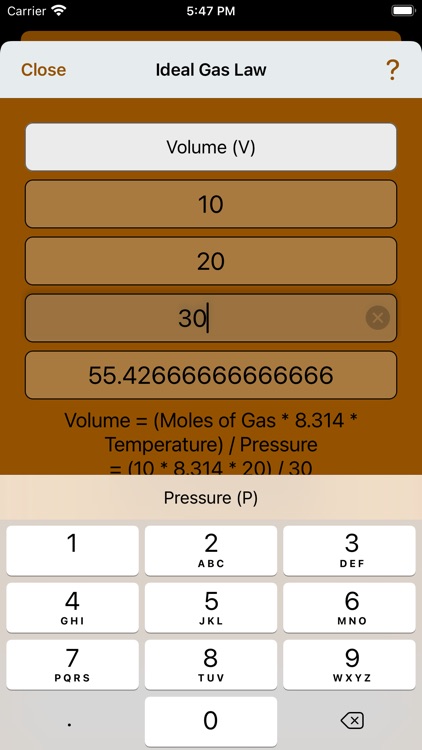 Chemistry Calculator