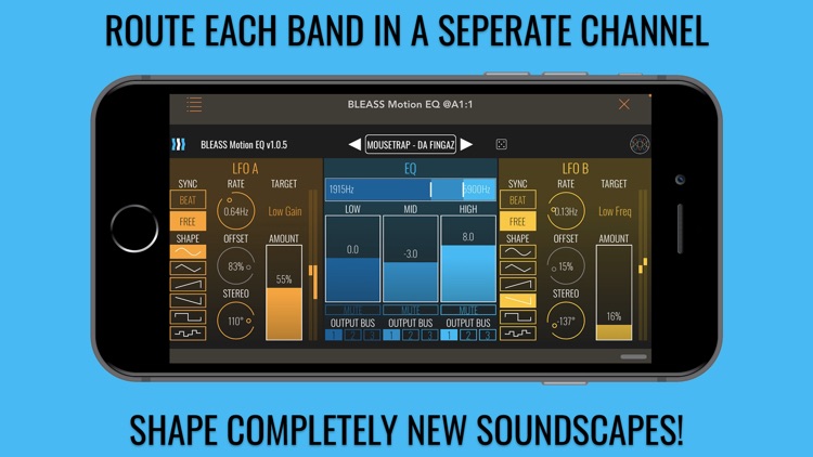 BLEASS Motion EQ AUv3 Plugin