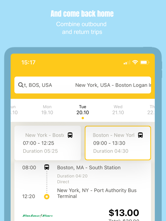 CheckMyBus: Bus Comparison App screenshot 3