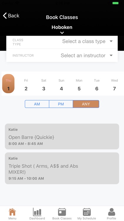 Local Barre App