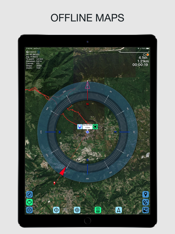 Traveler Compass, GPS tracker Screenshots