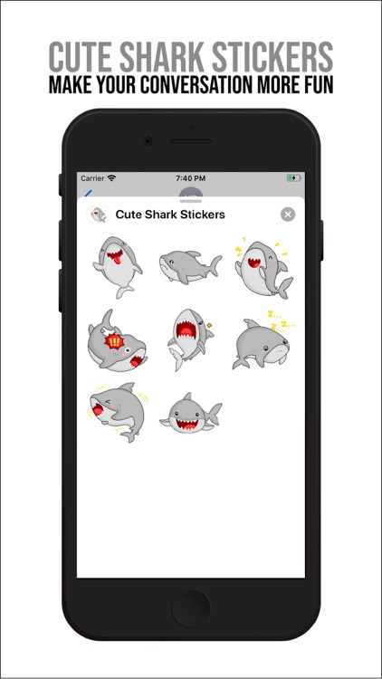 Cute Shark Stickers