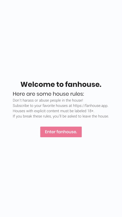 Fanhouse: Follow and Chat