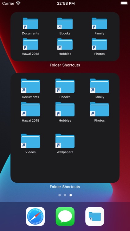 Folder Shortcuts @ Homescreen