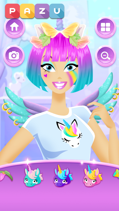 How to cancel & delete Girls games unicorn dress up from iphone & ipad 2