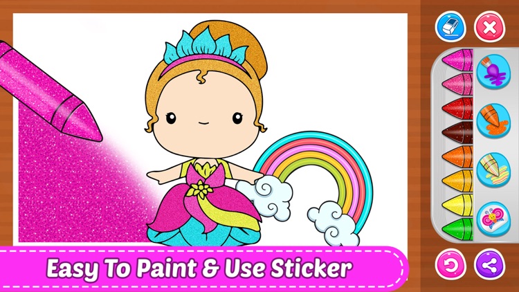 Glitter Coloring Art screenshot-3