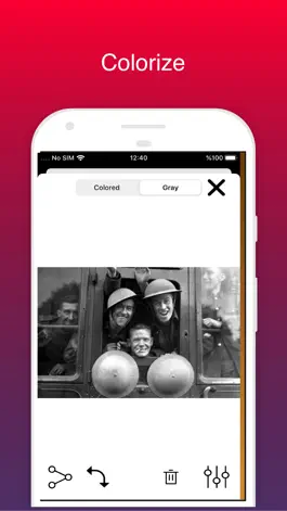 Game screenshot Colorizer : B&W Цветное фото hack