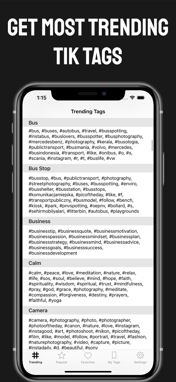 Tags  Hashtags for TikTok