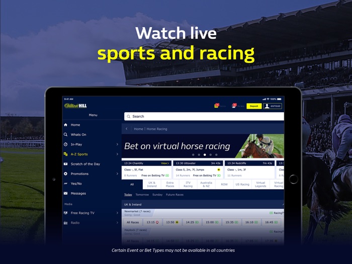 William Hill Sports  Gaming