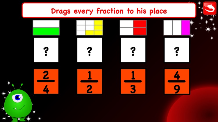 Fractions Learn Games for Kids