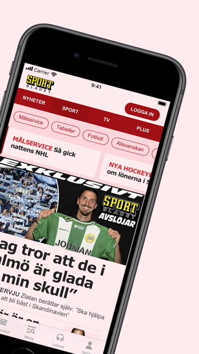 Sportbladet screenshot 2