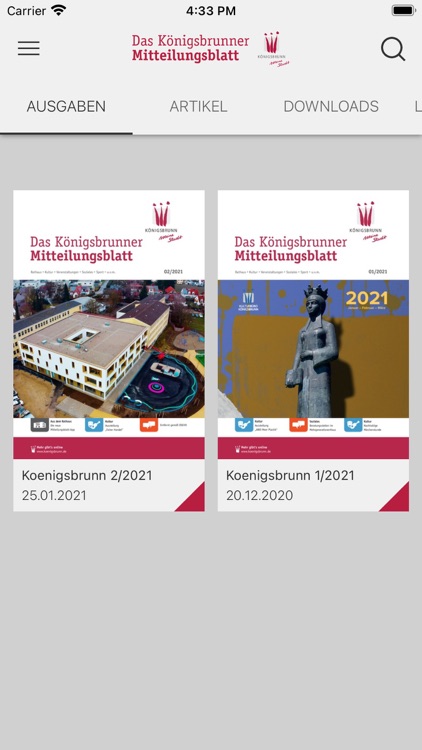 Königsbrunner Mitteilungsblatt screenshot-3