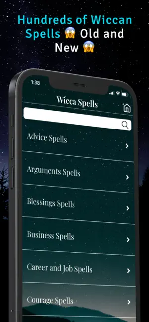 Captura 4 Wicca Spells, Tools, Calendar iphone