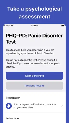 Game screenshot Panic Disorder Test mod apk