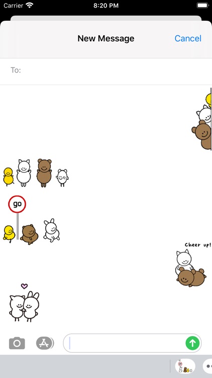 Bunny & Funny Friends Sticker