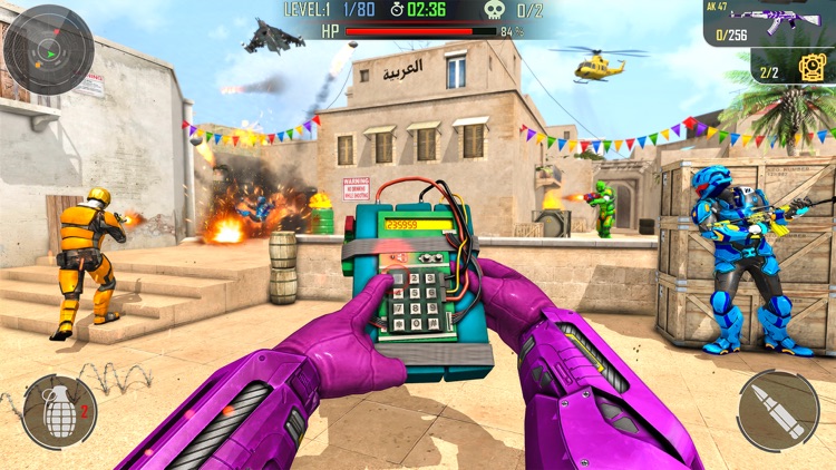 Mech War Robot Shooting Games screenshot-3