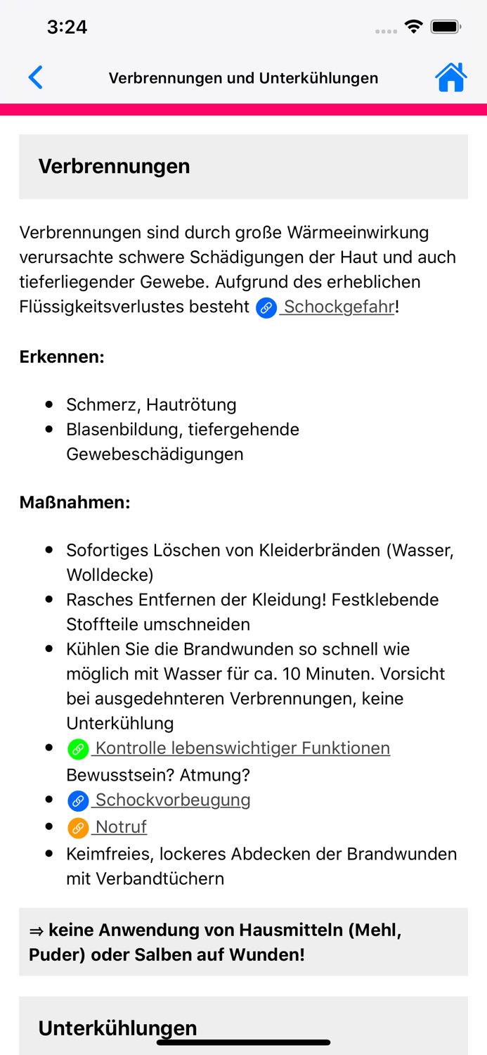 Erste Hilfe Infoflip