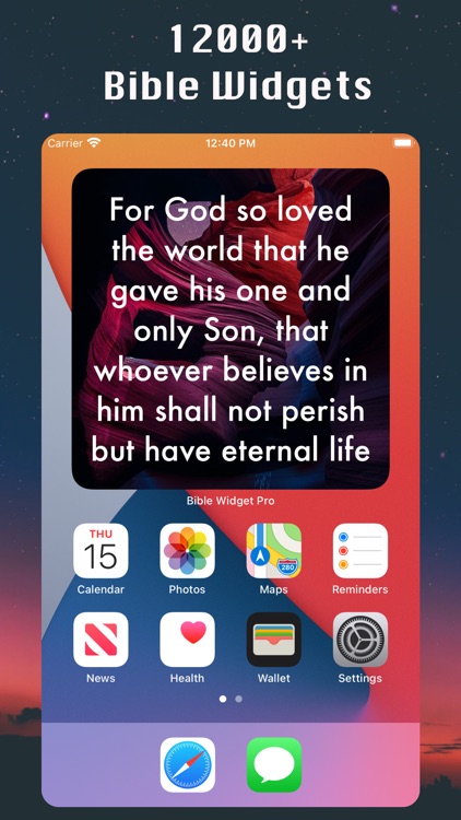 Bible Widget:Daily Bible verse