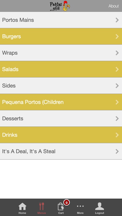 Portos Grill App