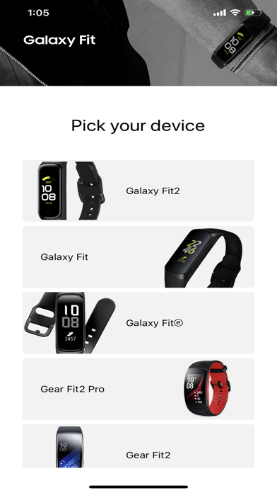 samsung fit 2 ios