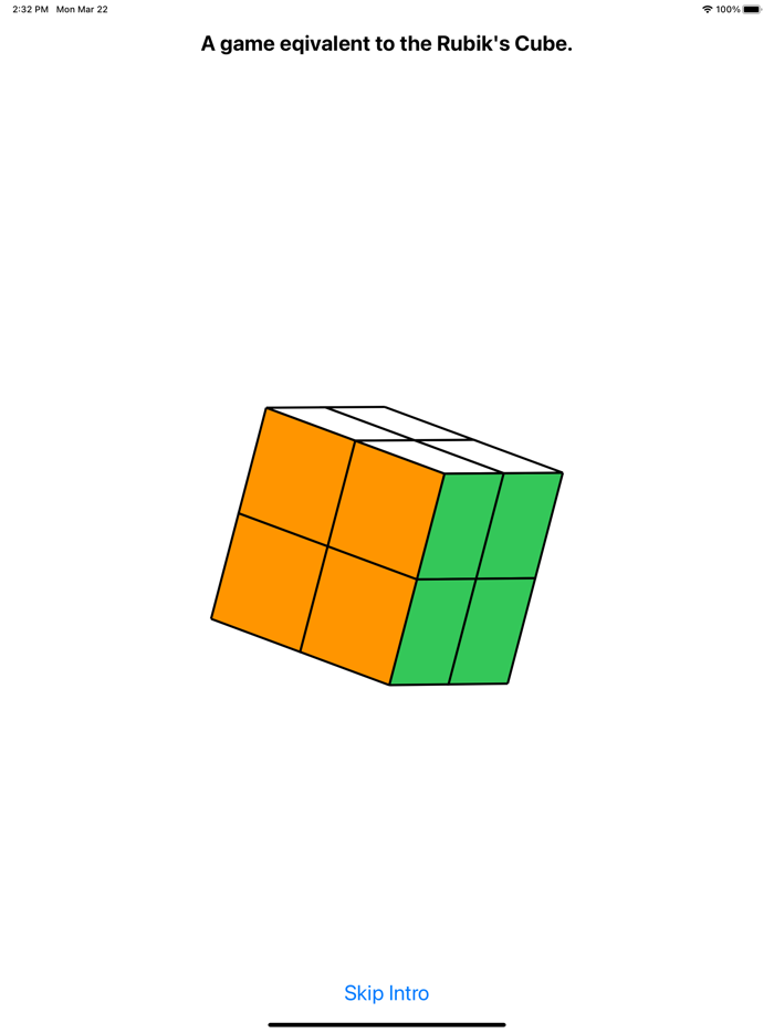 Lateral Cube-Like Rubiks Cube
