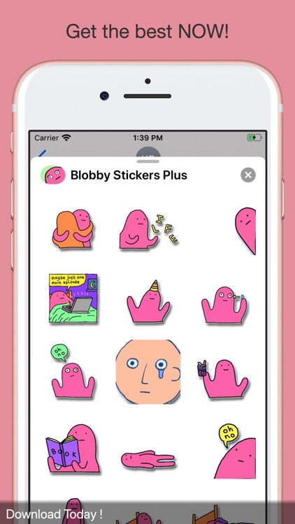 Blobby Stickers Plus