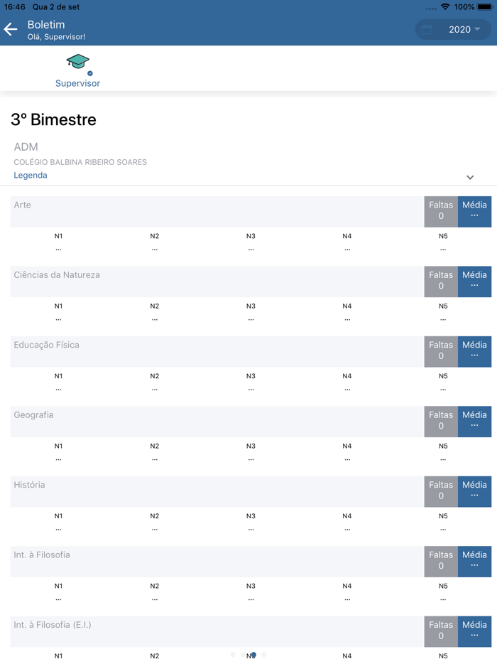 Aluno Objetivo Passa Quatro