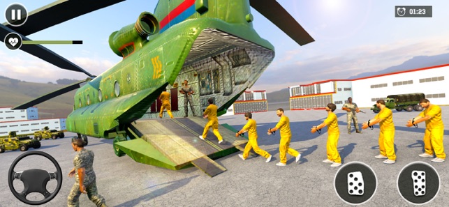 Army Prisoner Transport Plane, game for IOS
