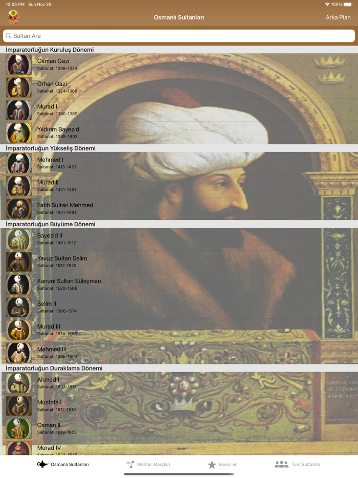 Osmanlı Sultanları