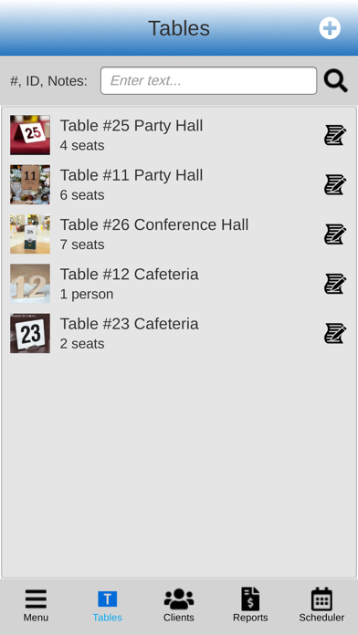 Restaurant Scheduling Software Screenshots