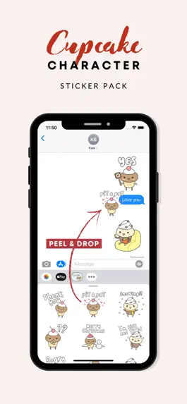 Game screenshot Cup cake character sticker mod apk