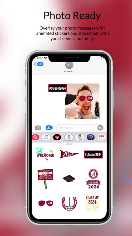 Alabama Class of 2024 Stickers screenshot-3