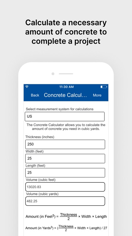 Construction Calc App screenshot-3