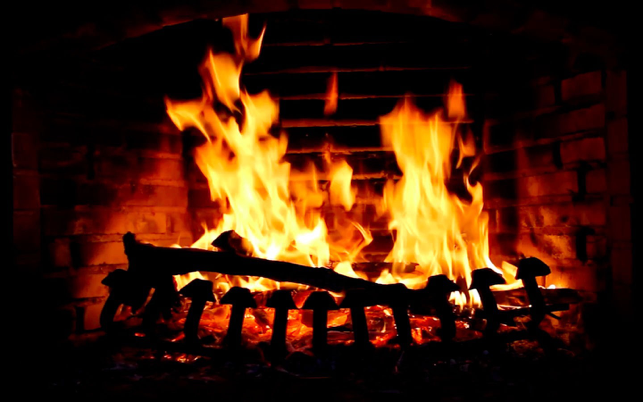 ‎Fireplace Live HD Screensaver Screenshot