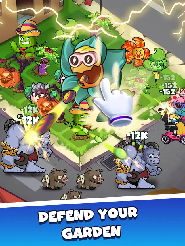 Screenshot 5 Merge Plants - Monster Defense iphone