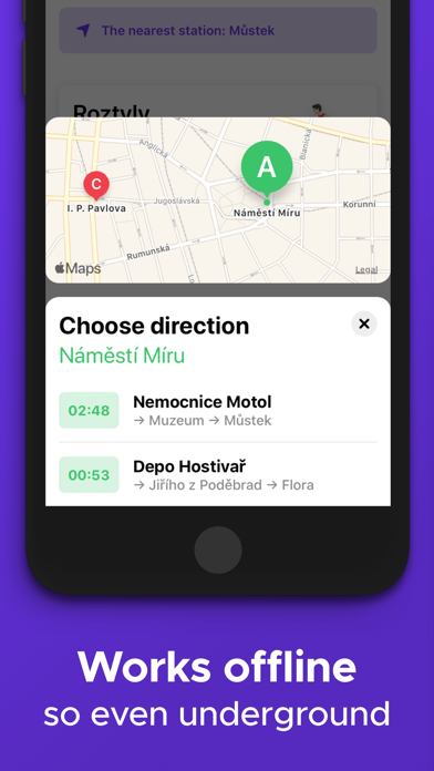 Metroji – Prague Metro App screenshot 3