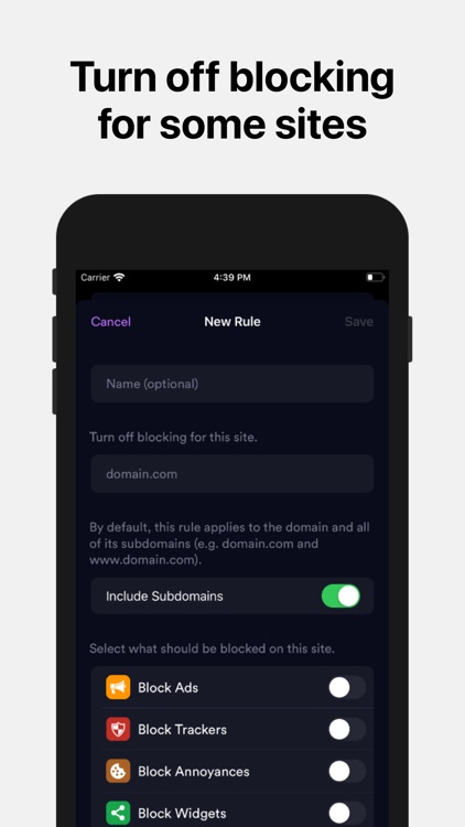 1Blocker: Ad Blocker & Privacy screenshot-5