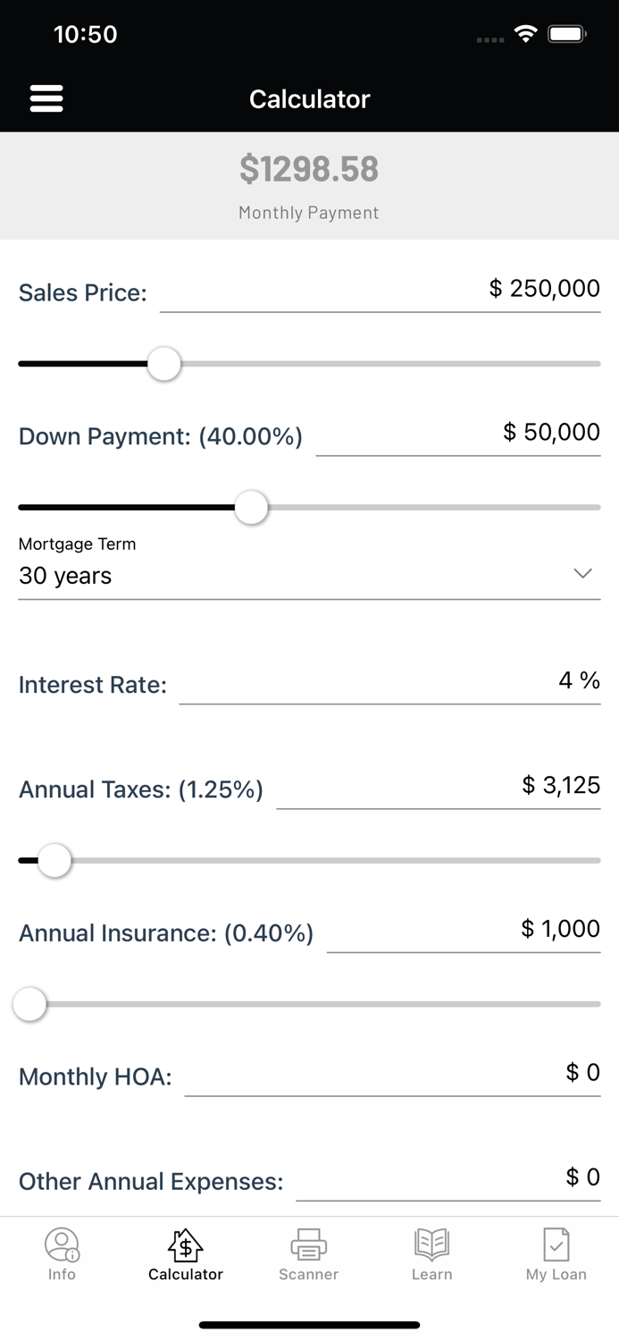 MortgageBanc Mobile App