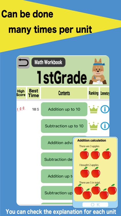 MathApp Workbook&BrainTraining