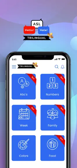 Game screenshot ASL-Trilingual app hack