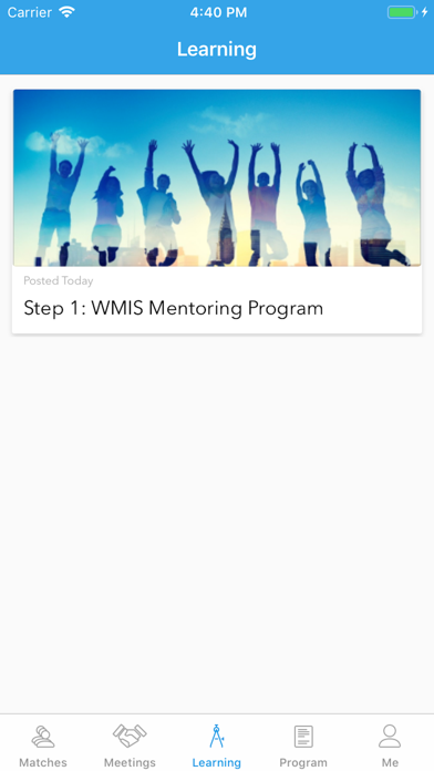 WMIS Mentoring Network screenshot 2