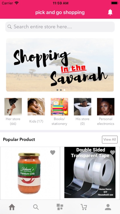 Pick And Go Shopping